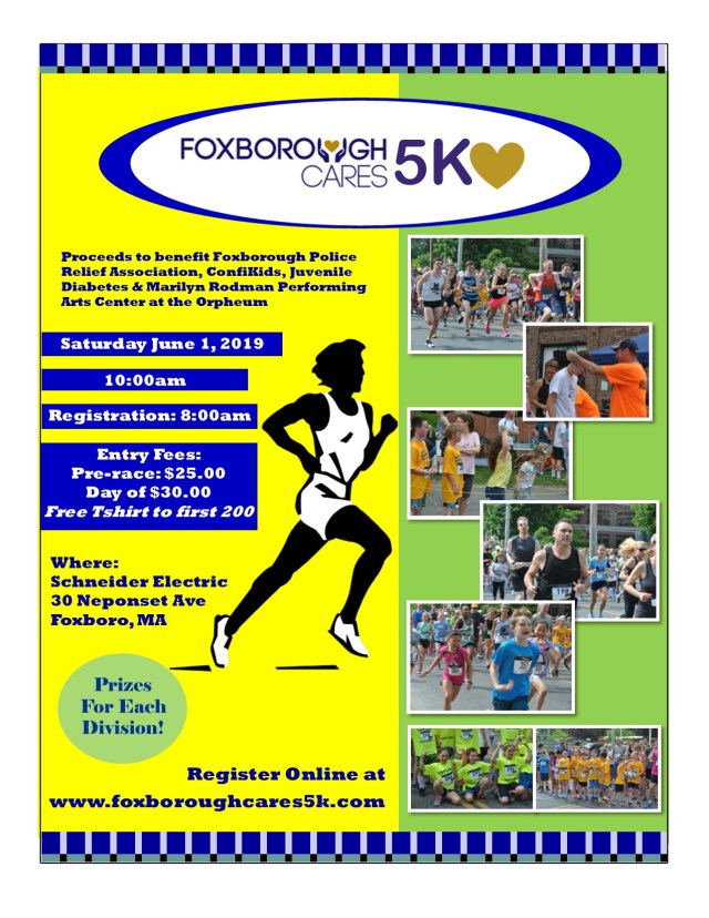 2019 FoxboroughCares5K Flyer Final as of April 12th